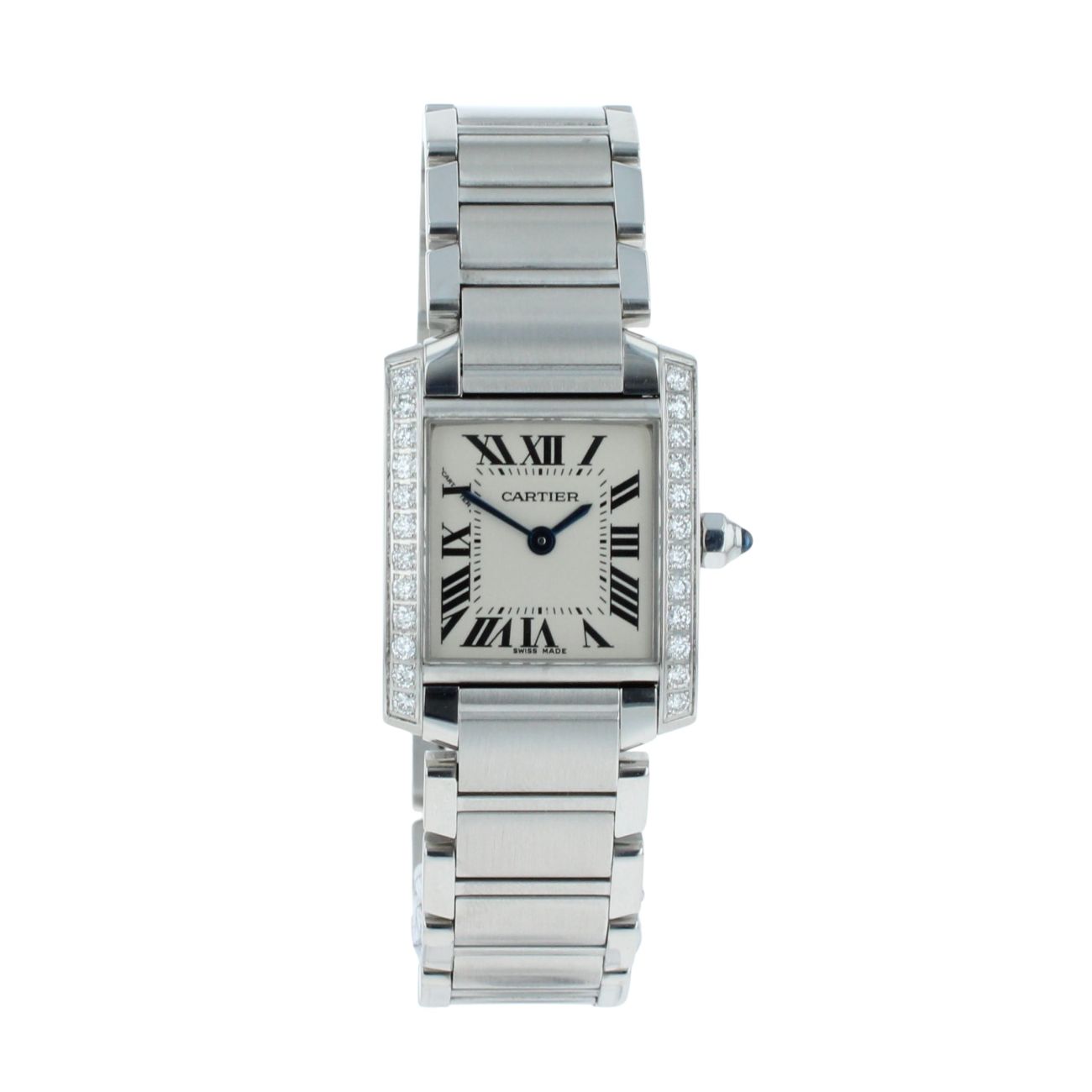 Cartier Custom Tank Francaise Pre Owned Watch Ref 2384