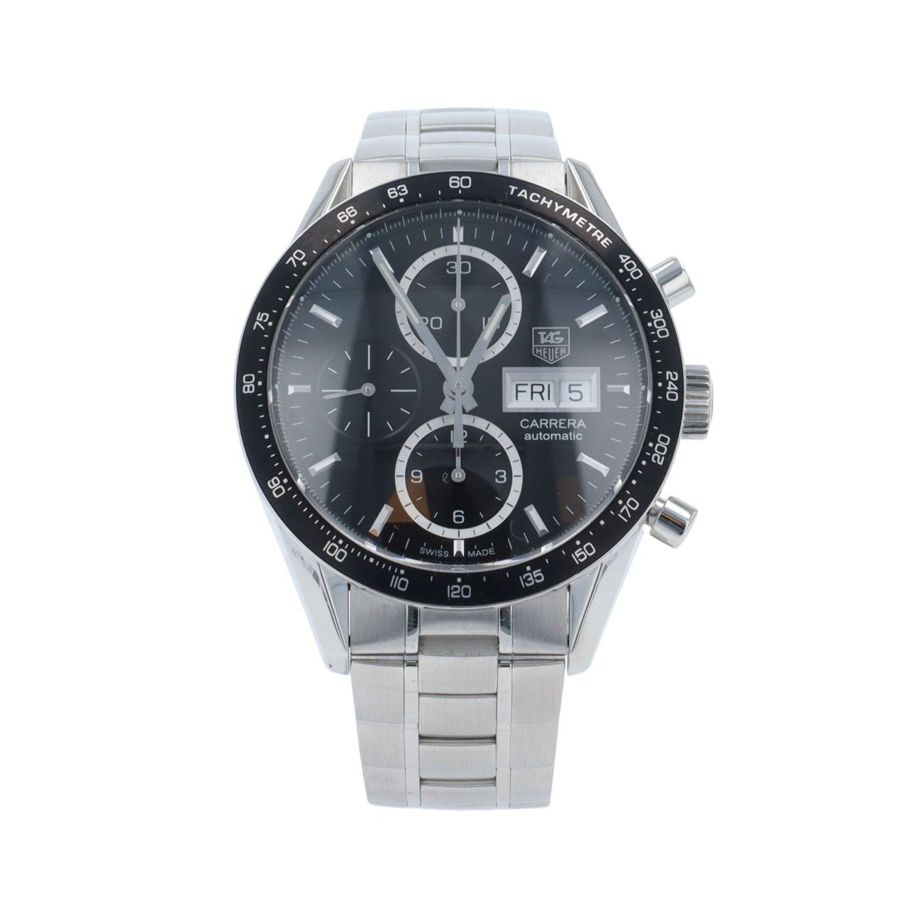 Tag Heuer Carrera Pre Owned Watch Ref CV201AG