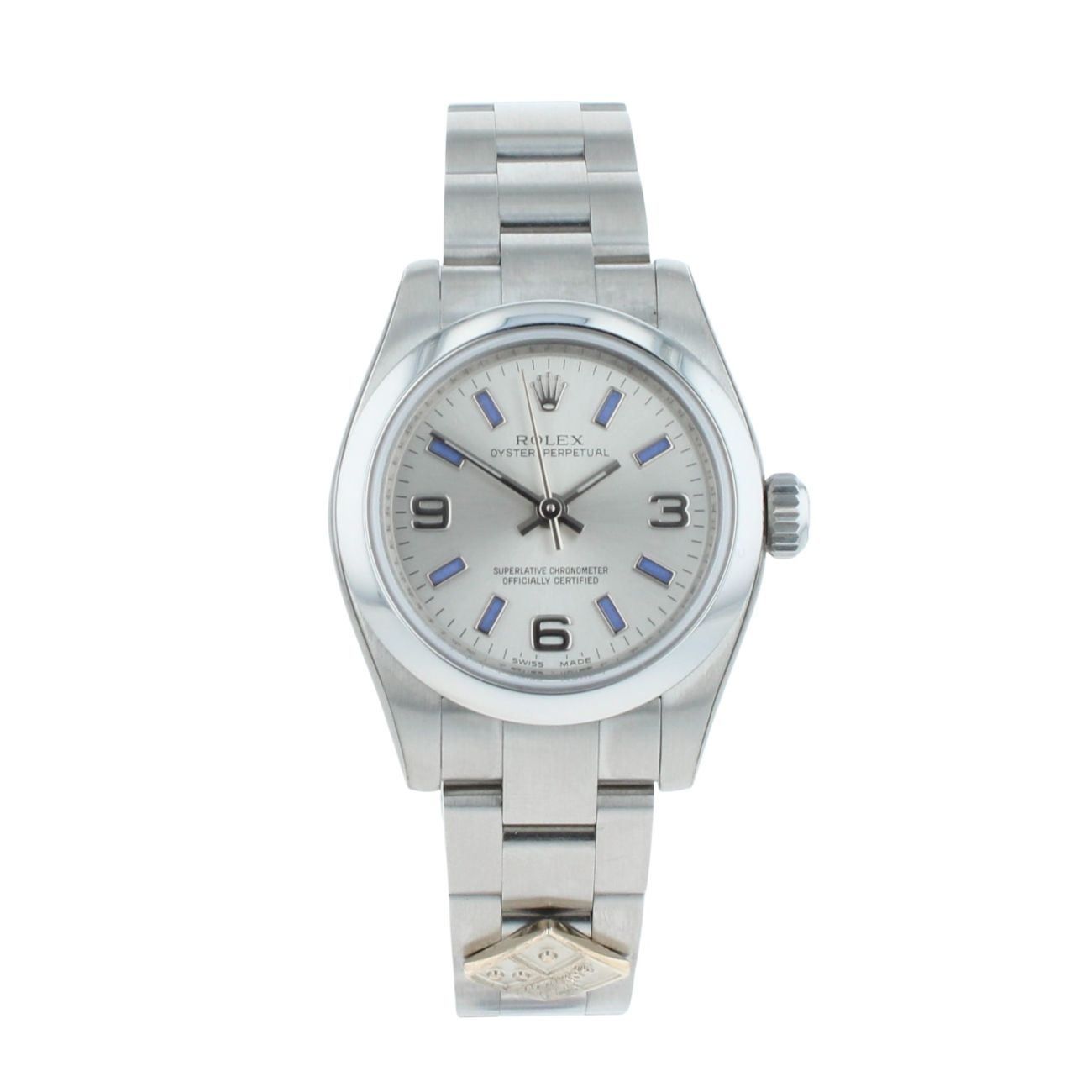 Rolex Oyster Perpetual 'Dominoes' Pre Owned Watch Ref 176200