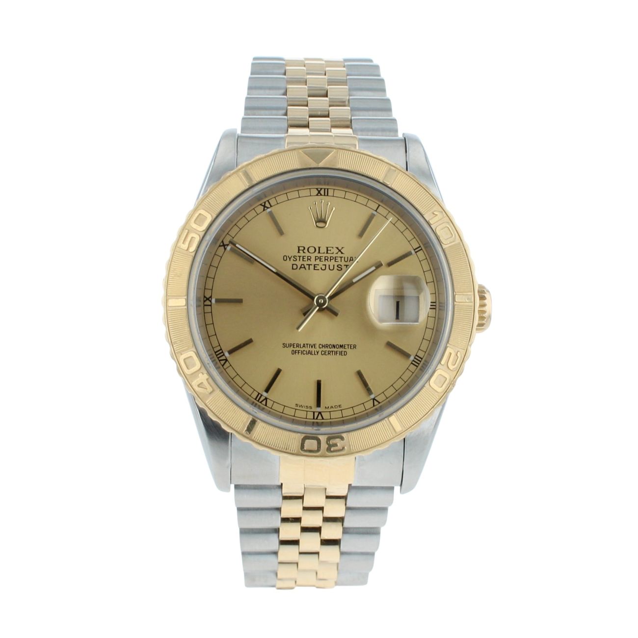 Rolex Datejust Turn-O-Graph Pre Owned Watch Ref 16263