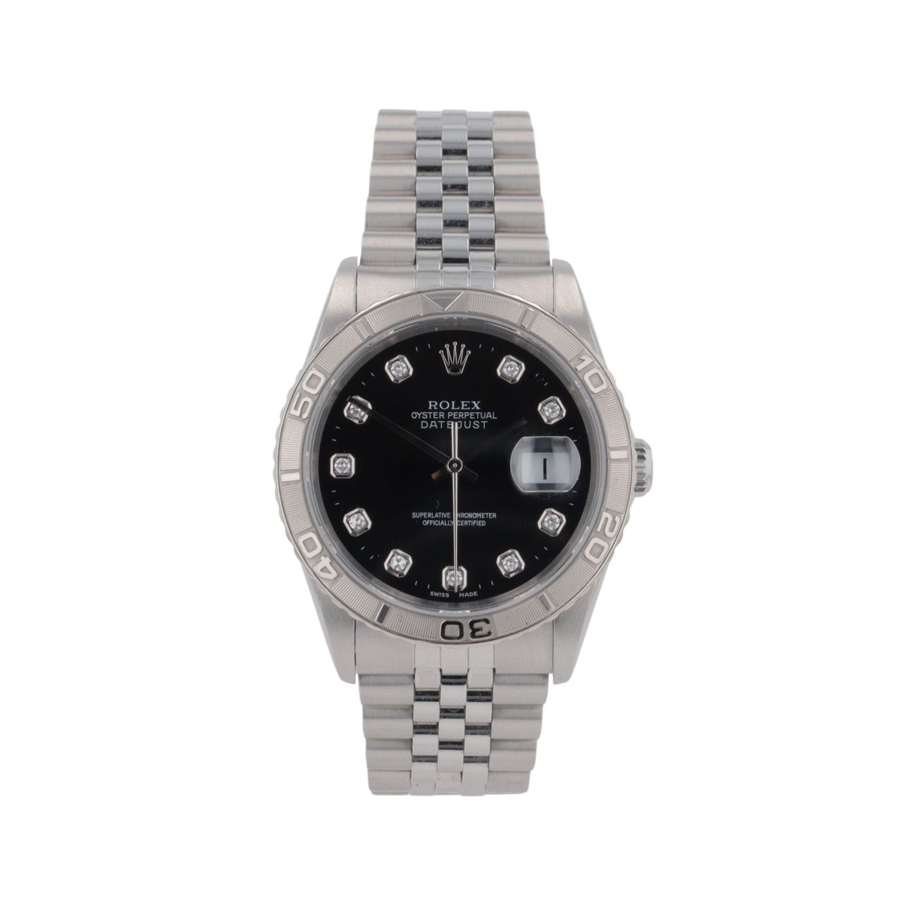 Rolex Datejust Turn-O-Graph Pre Owned Watch Ref 16264
