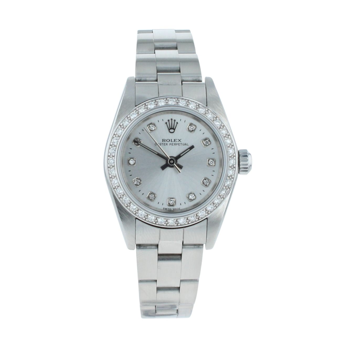 Rolex Custom Oyster Perpetual Pre Owned Watch Ref 76030