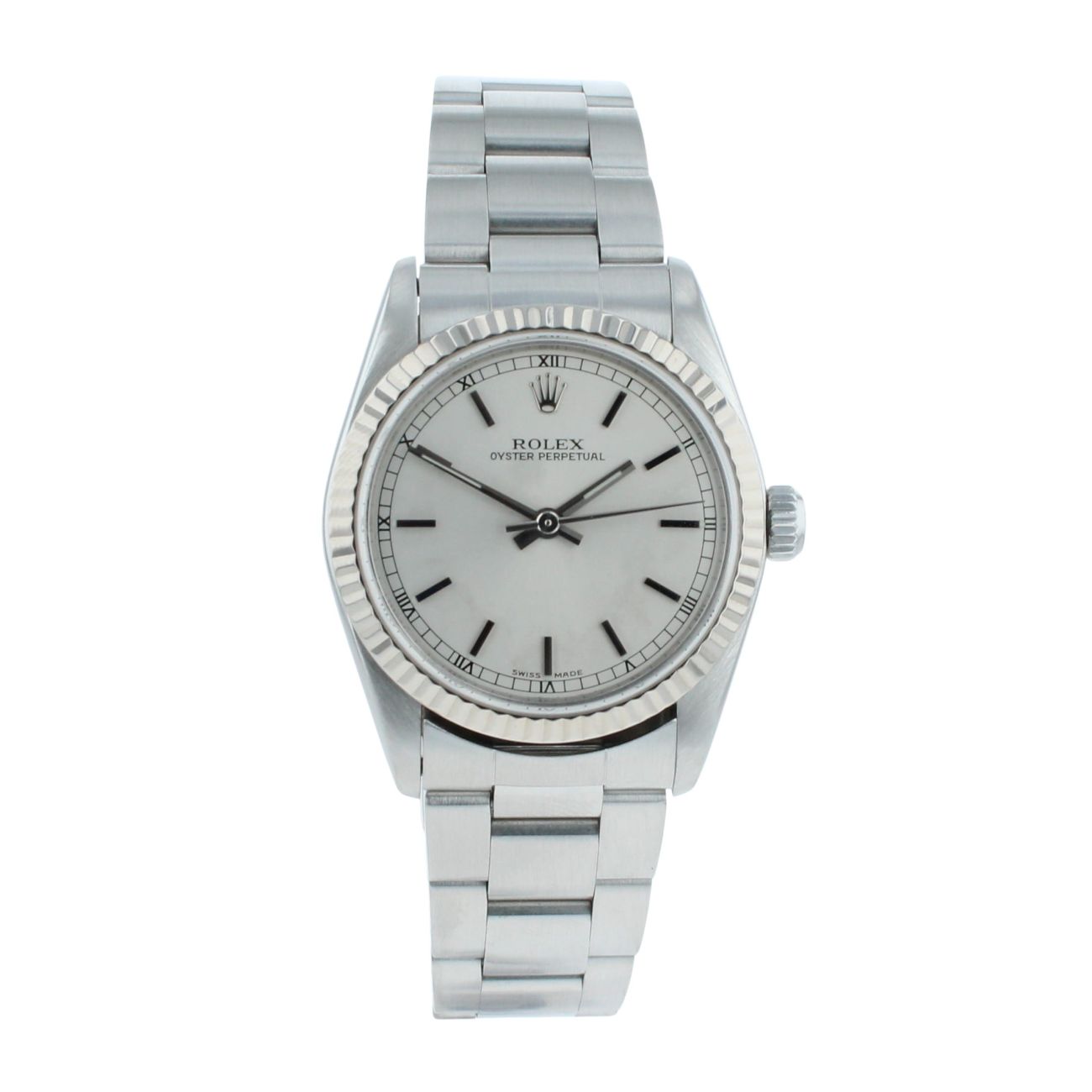 Rolex Oyster Perpetual Pre Owned Watch Ref 77014