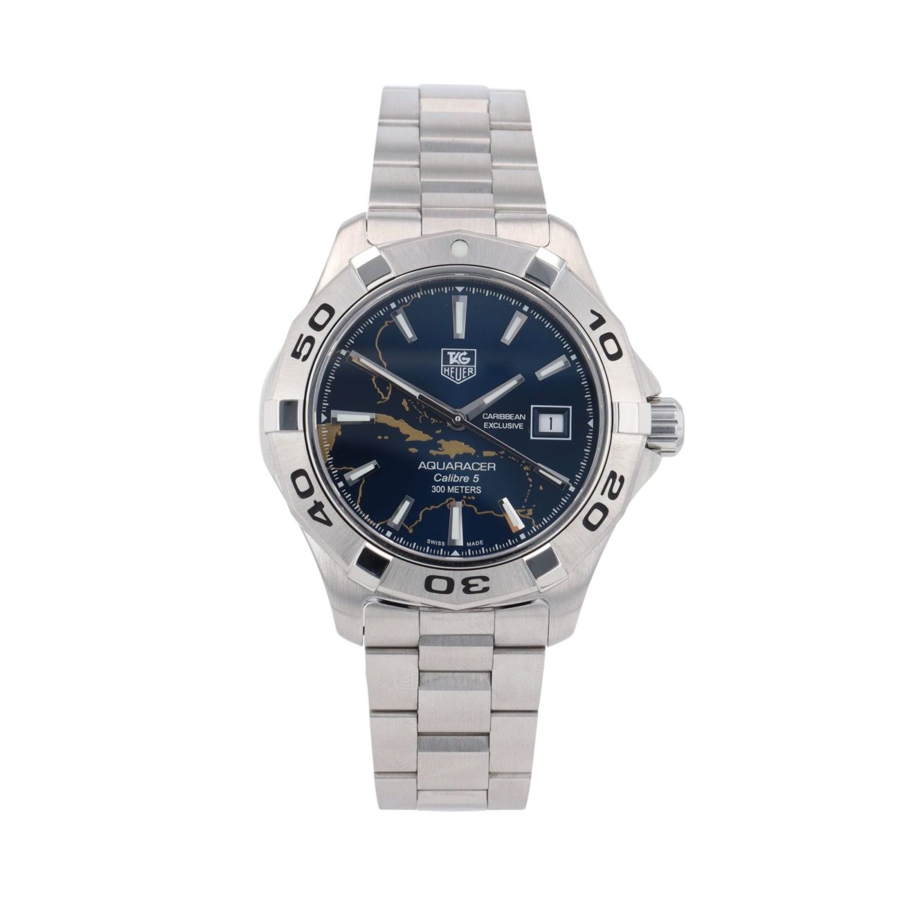 Tag Heuer Aquaracer Caribbean Pre Owned Watch Ref WAP201AG