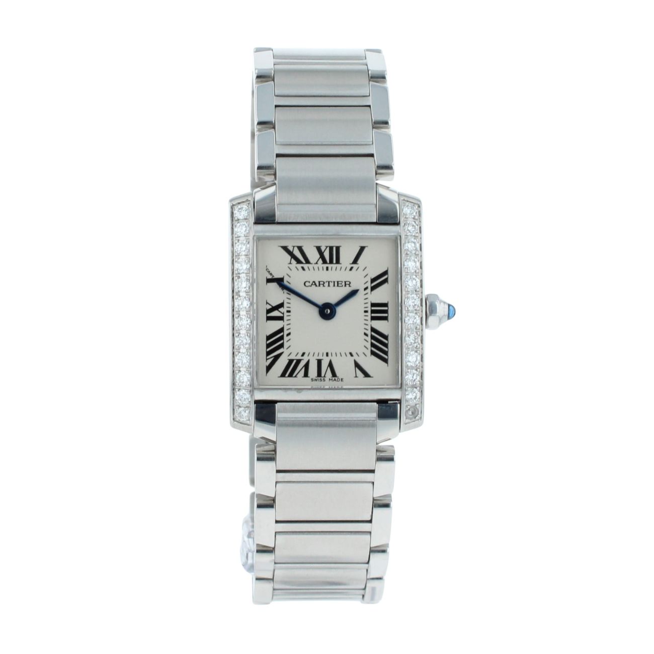 Cartier Custom Tank Francaise Pre Owned Watch Ref 2384