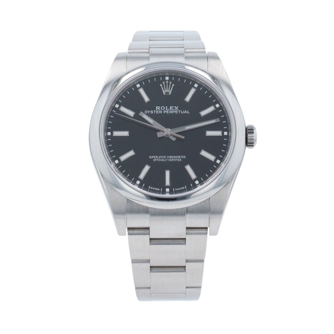Rolex Oyster Perpetual Pre Owned Watch Ref 114300