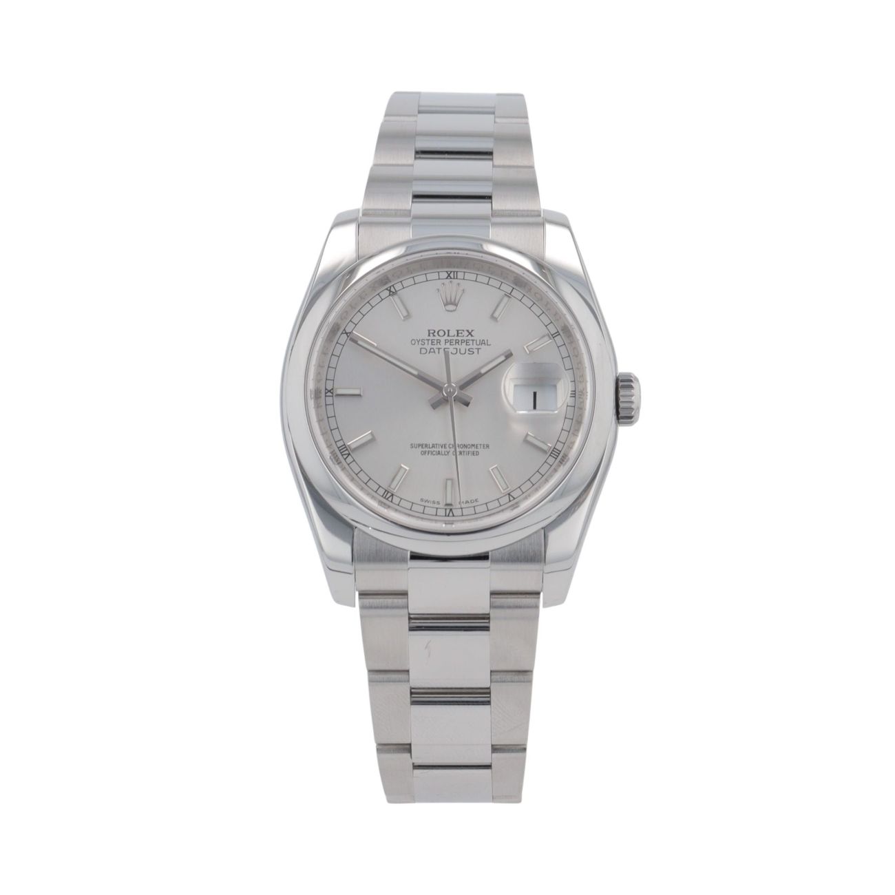Rolex Datejust Pre Owned Watch Ref 116200