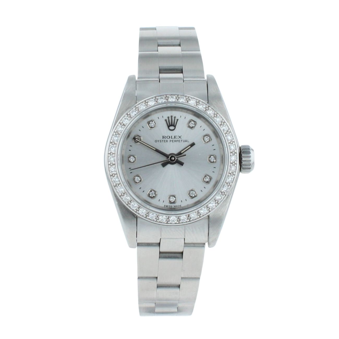 Rolex Custom Oyster Perpetual Pre Owned Watch Ref 67180