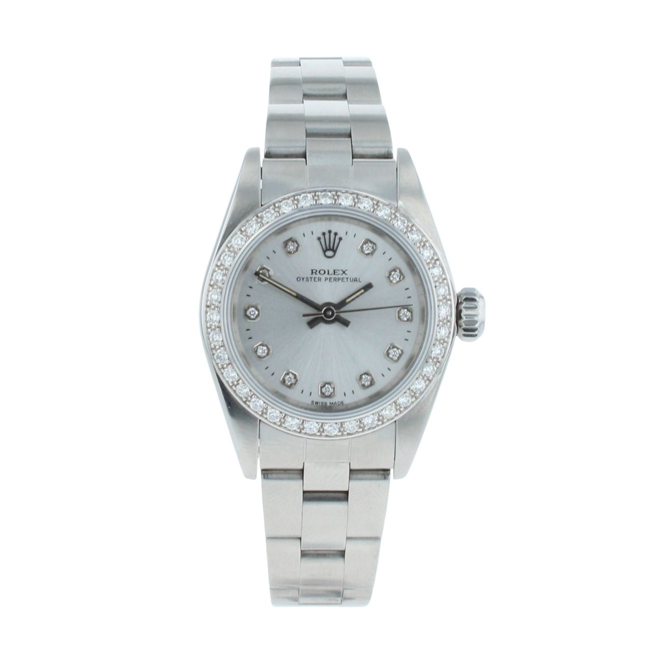 Rolex Custom Oyster Perpetual Pre Owned Watch Ref 67180