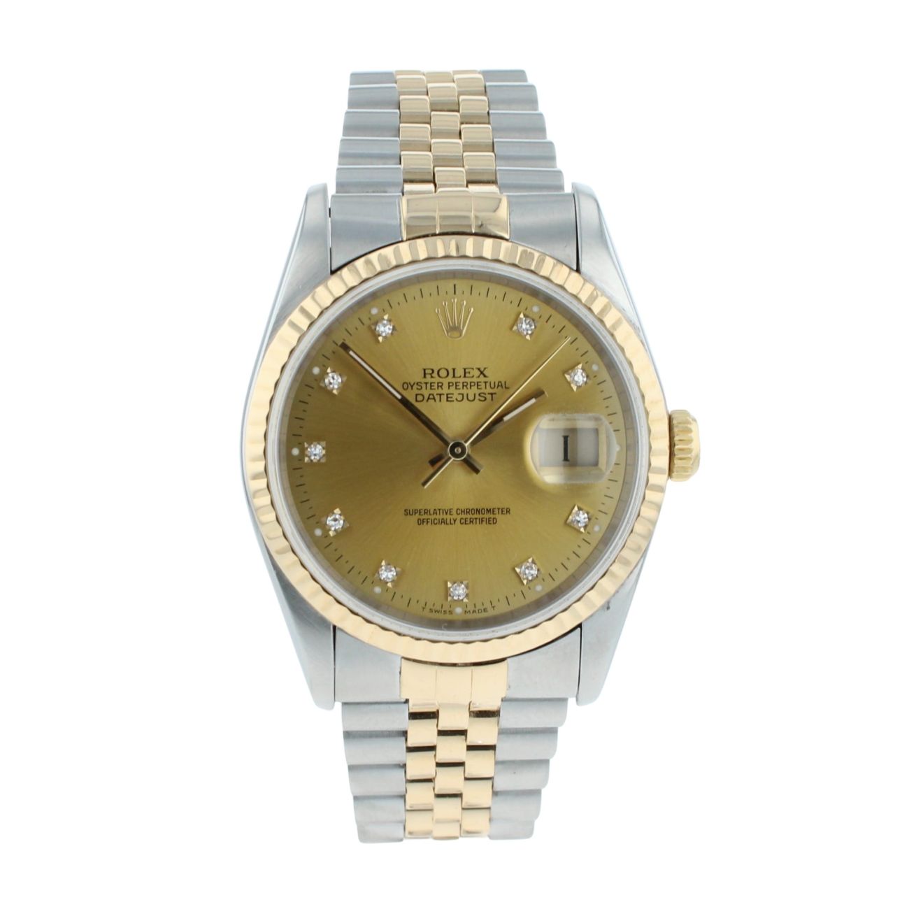 Rolex Datejust Pre Owned Watch Ref 16233