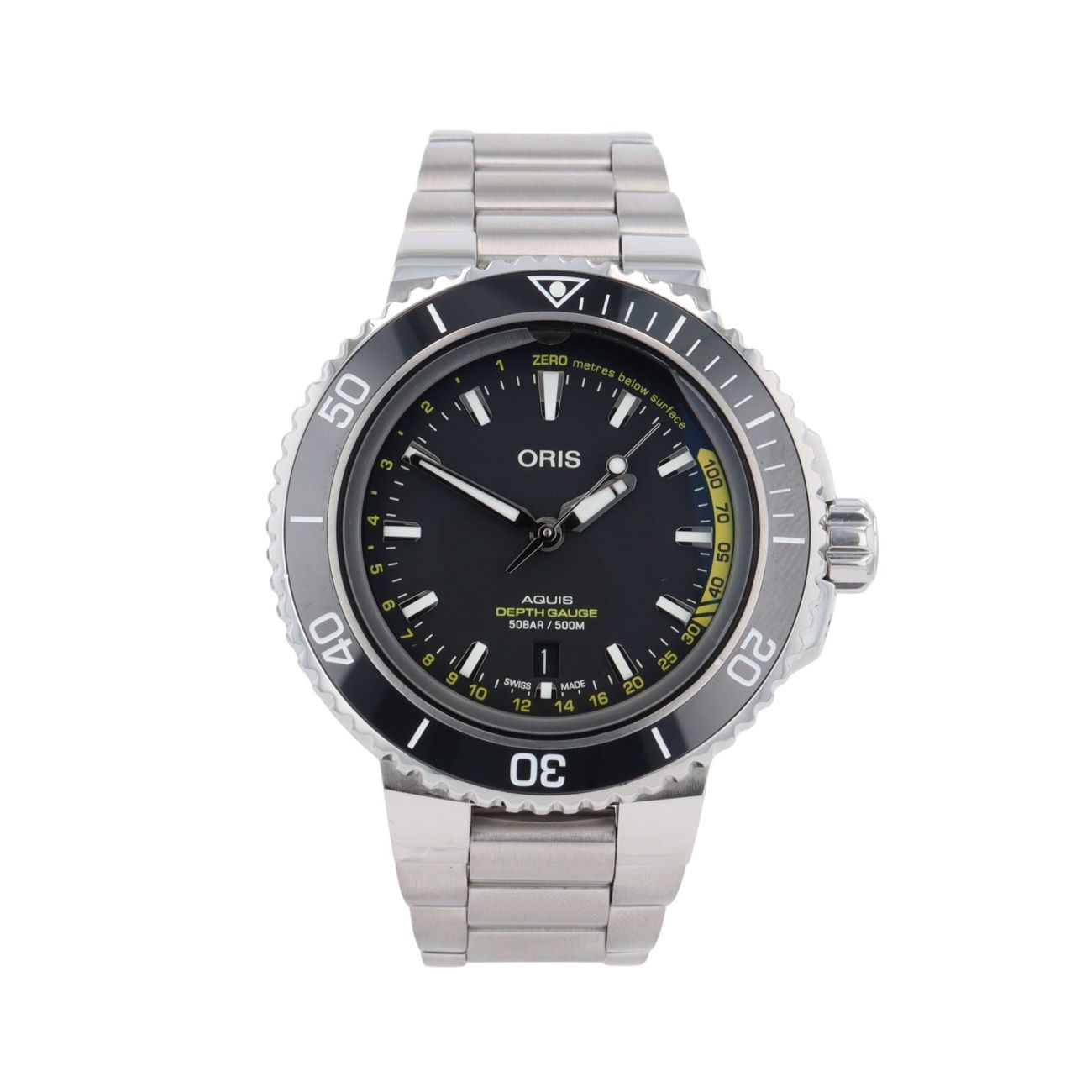 Oris Depth Gauge Pre Owned Watch Ref 7755