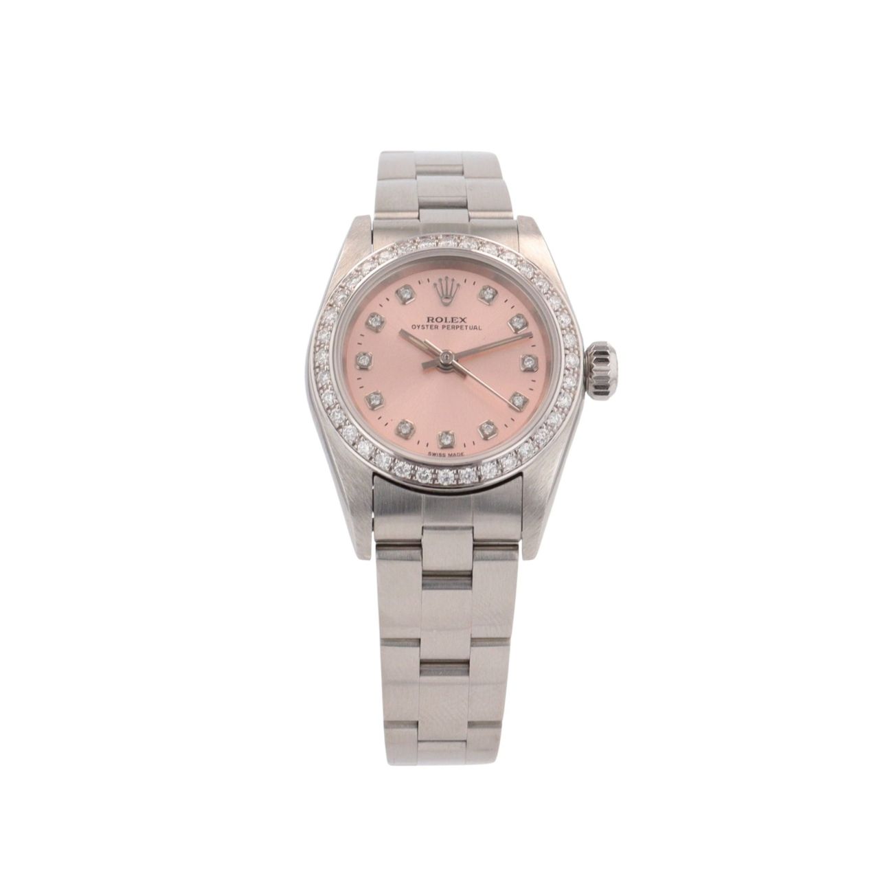 Rolex Custom Oyster Perpetual Pre Owned Watch Ref 67180