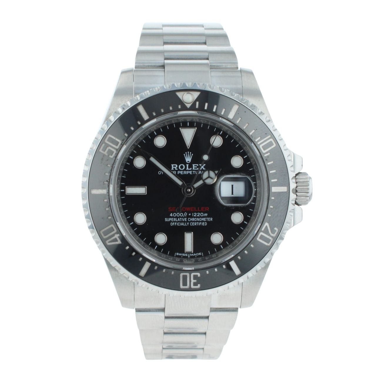 Rolex Sea Dweller Pre Owned Watch Ref 126600