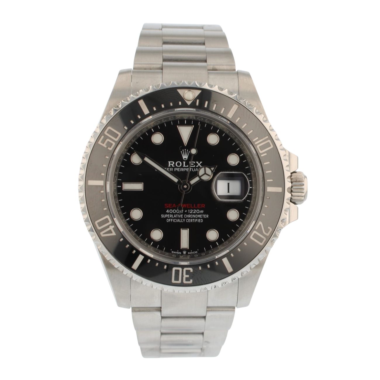 Rolex Sea Dweller Pre Owned Watch Ref 126600