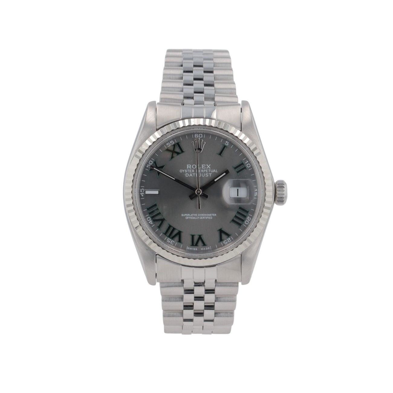 Rolex Custom Datejust Pre Owned Watch Ref 16014