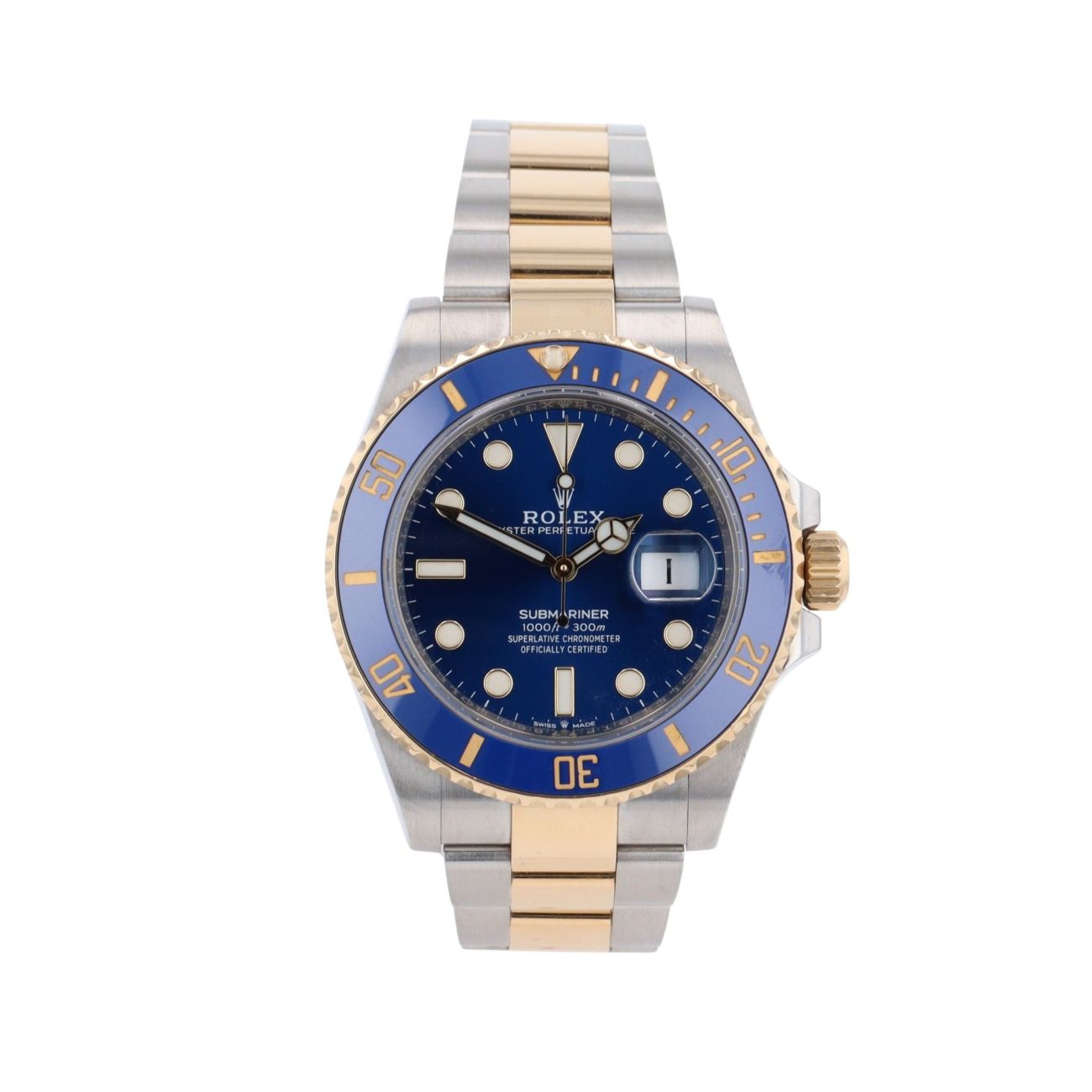 Rolex Submariner Bluesy Pre Owned Watch Ref 126613LB