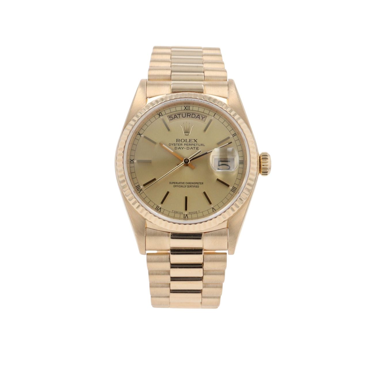 Rolex Day-Date Pre Owned Watch Ref 18038