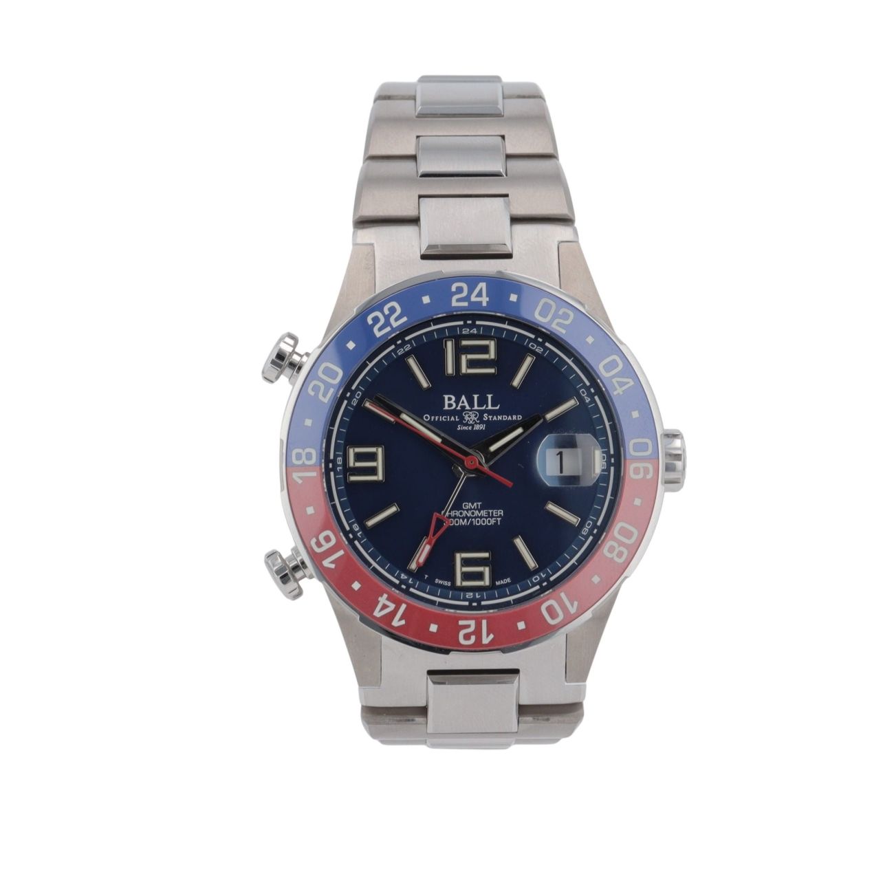 Ball Pilot GMT Pre Owned Watch Ref DG3038A