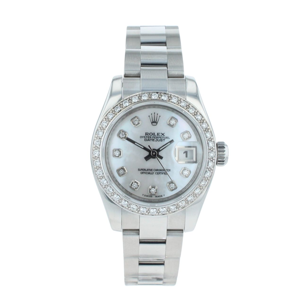 Rolex Custom Datejust Pre Owned Watch Ref 179160