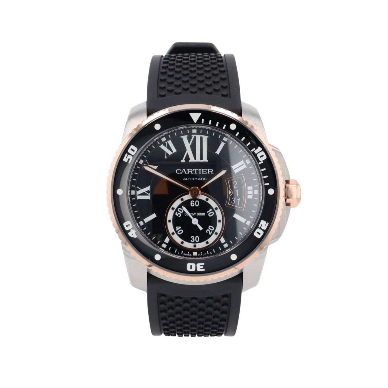 Cartier Calibre de Diver Pre Owned Watch Ref 3729