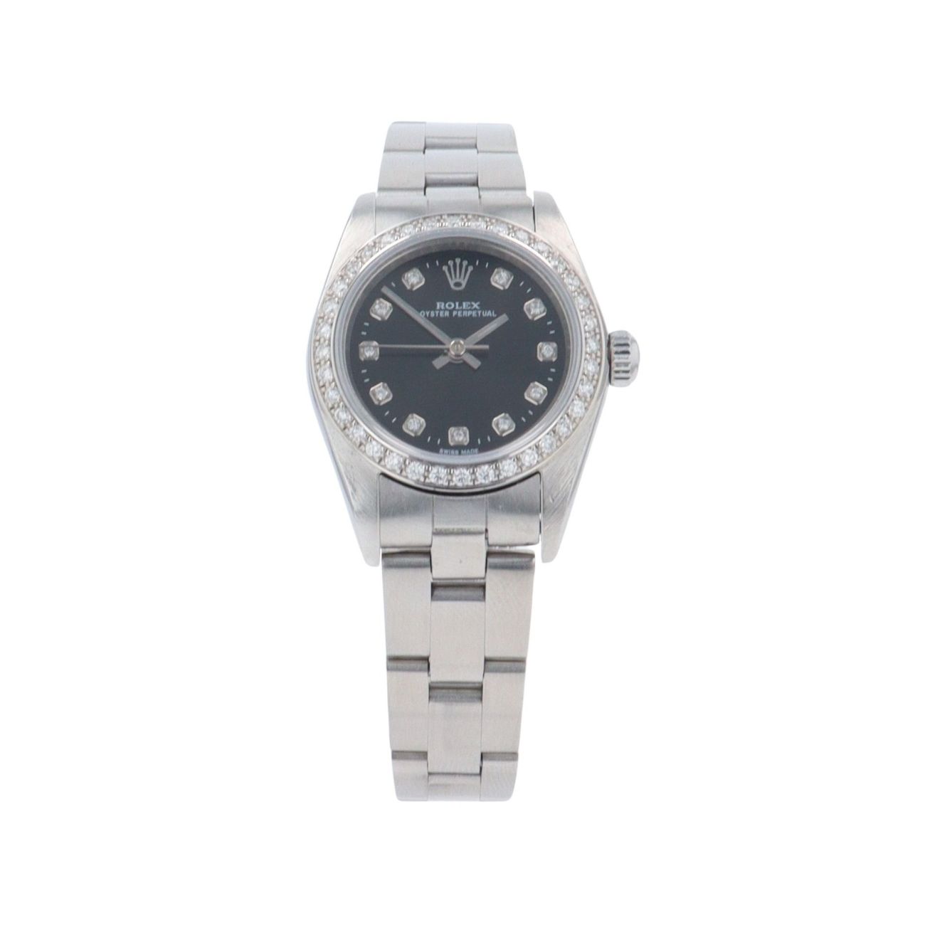 Rolex Custom Oyster Perpetual Pre Owned Watch Ref 76080