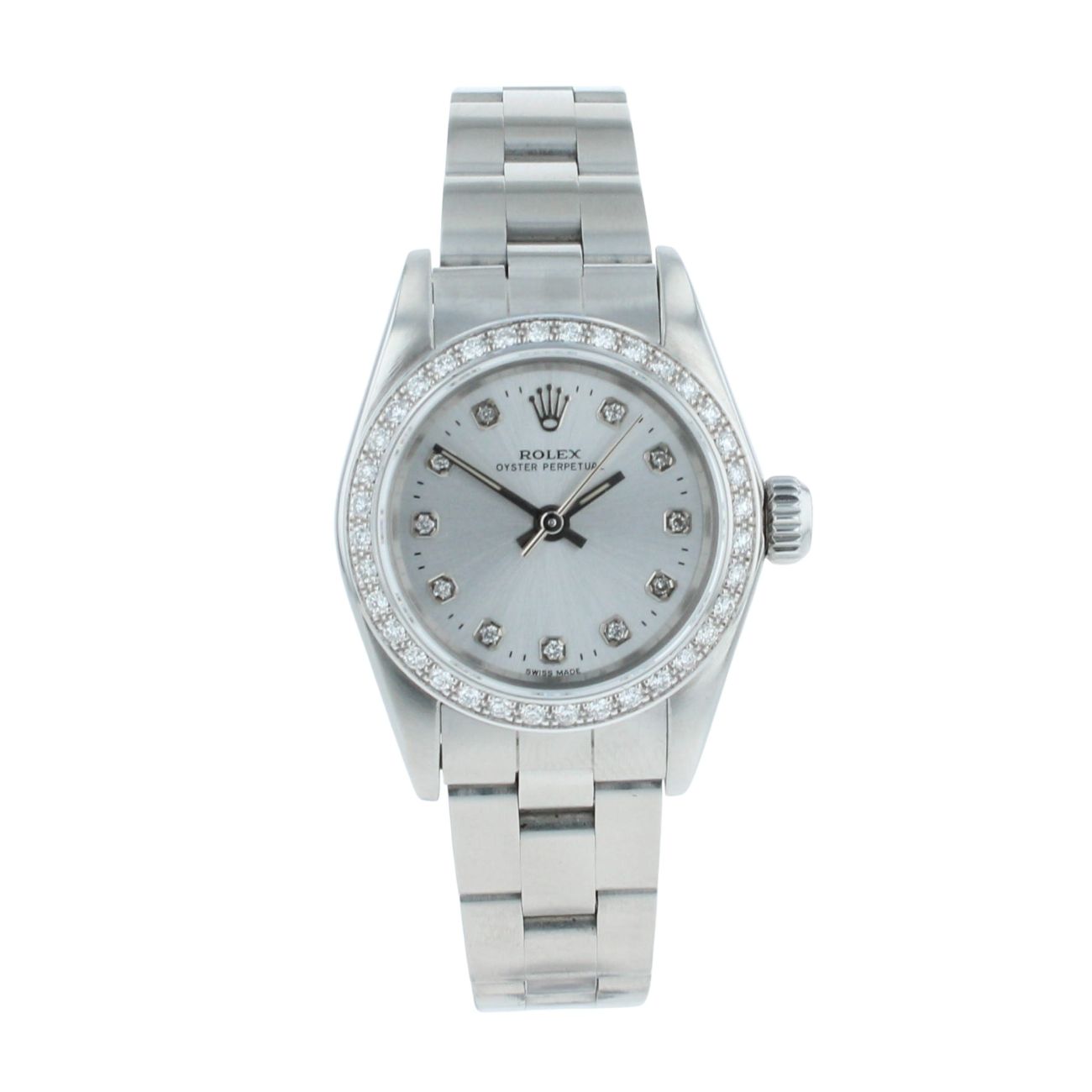 Rolex Custom Oyster Perpetual Pre Owned Watch Ref 67180