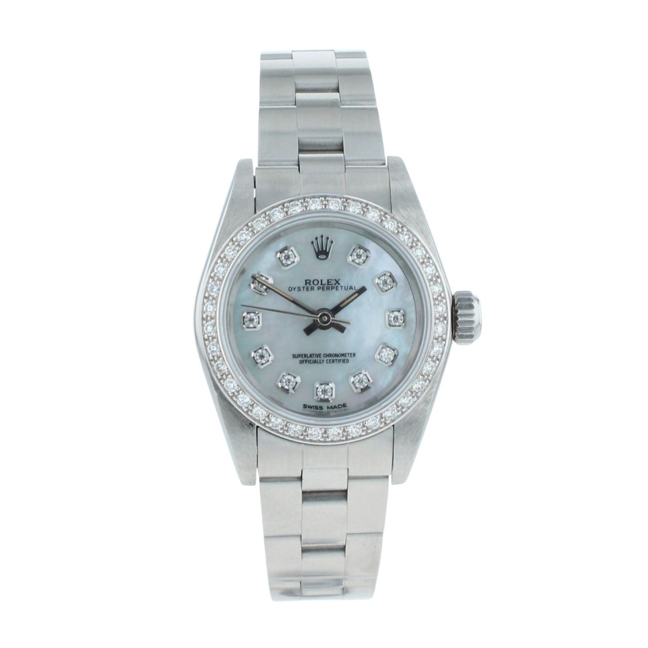 Rolex Custom Oyster Perpetual Pre Owned Watch Ref 67180