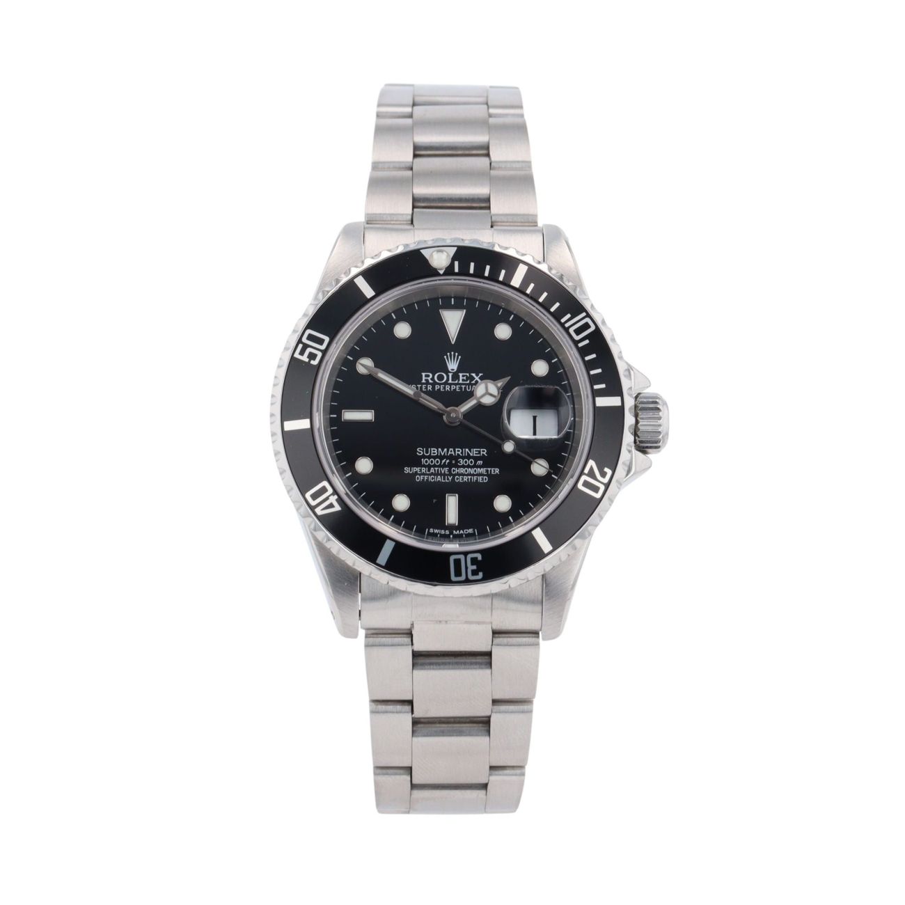 Rolex Submariner Pre Owned Watch Ref 16610