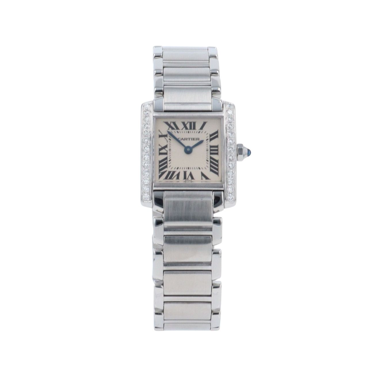 Cartier Custom Tank Francaise Pre Owned Watch Ref 2300