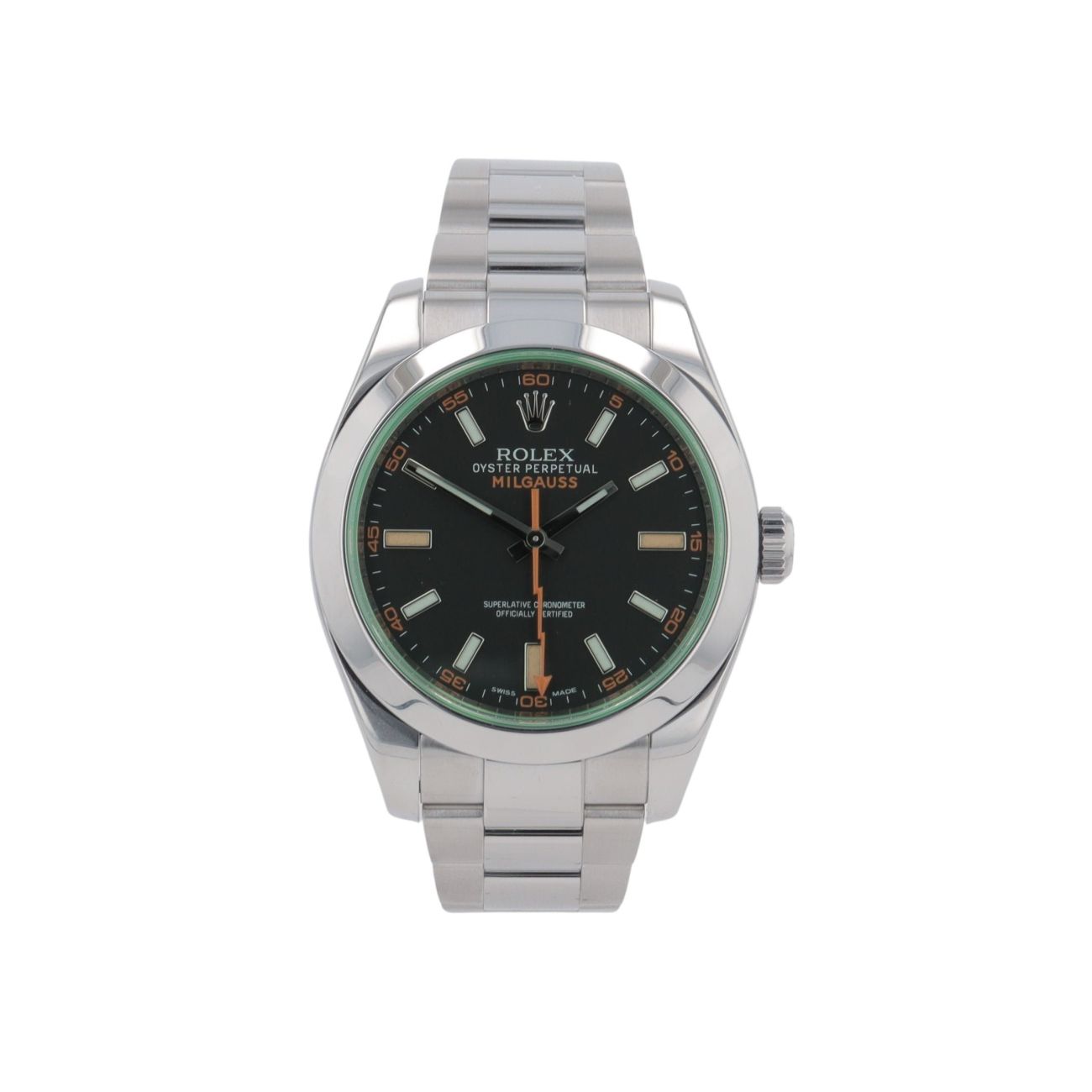 Rolex Milgauss Pre Owned Watch Ref 116400GV