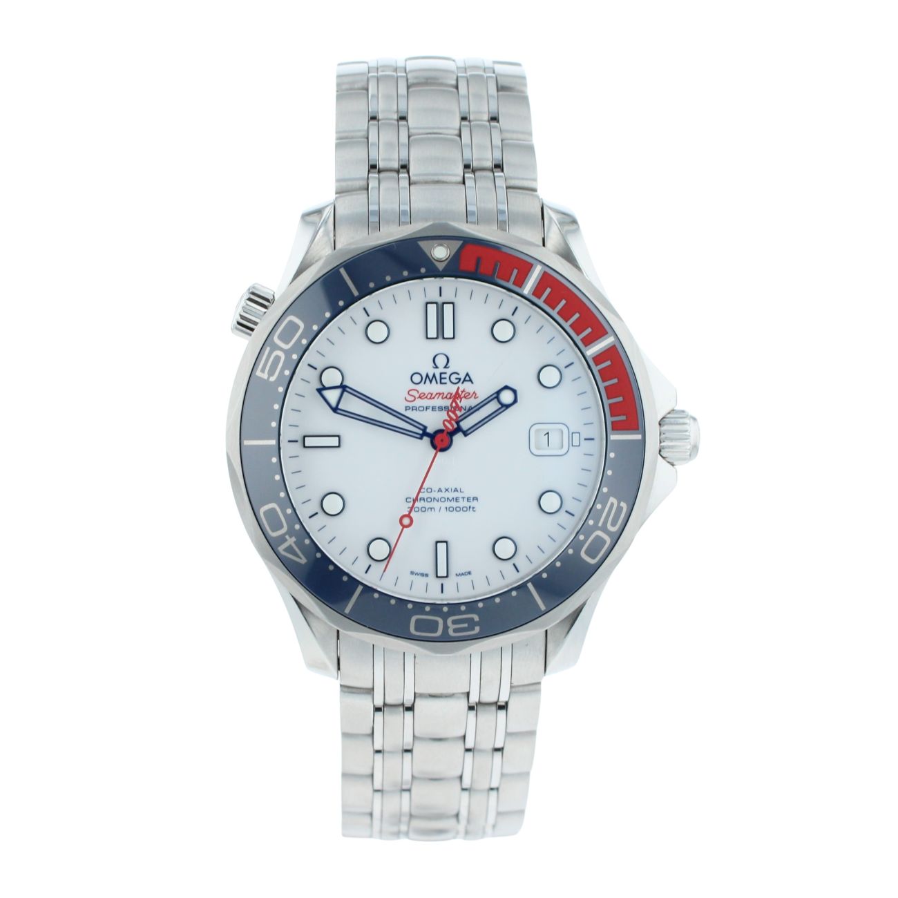 Omega Seamaster '007 James Bond Commander' Pre Owned Watch Ref 21232412004001