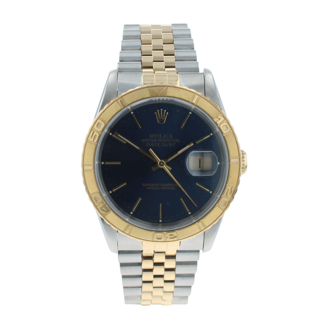 Rolex Datejust Turn-O-Graph Pre Owned Watch Ref 16263
