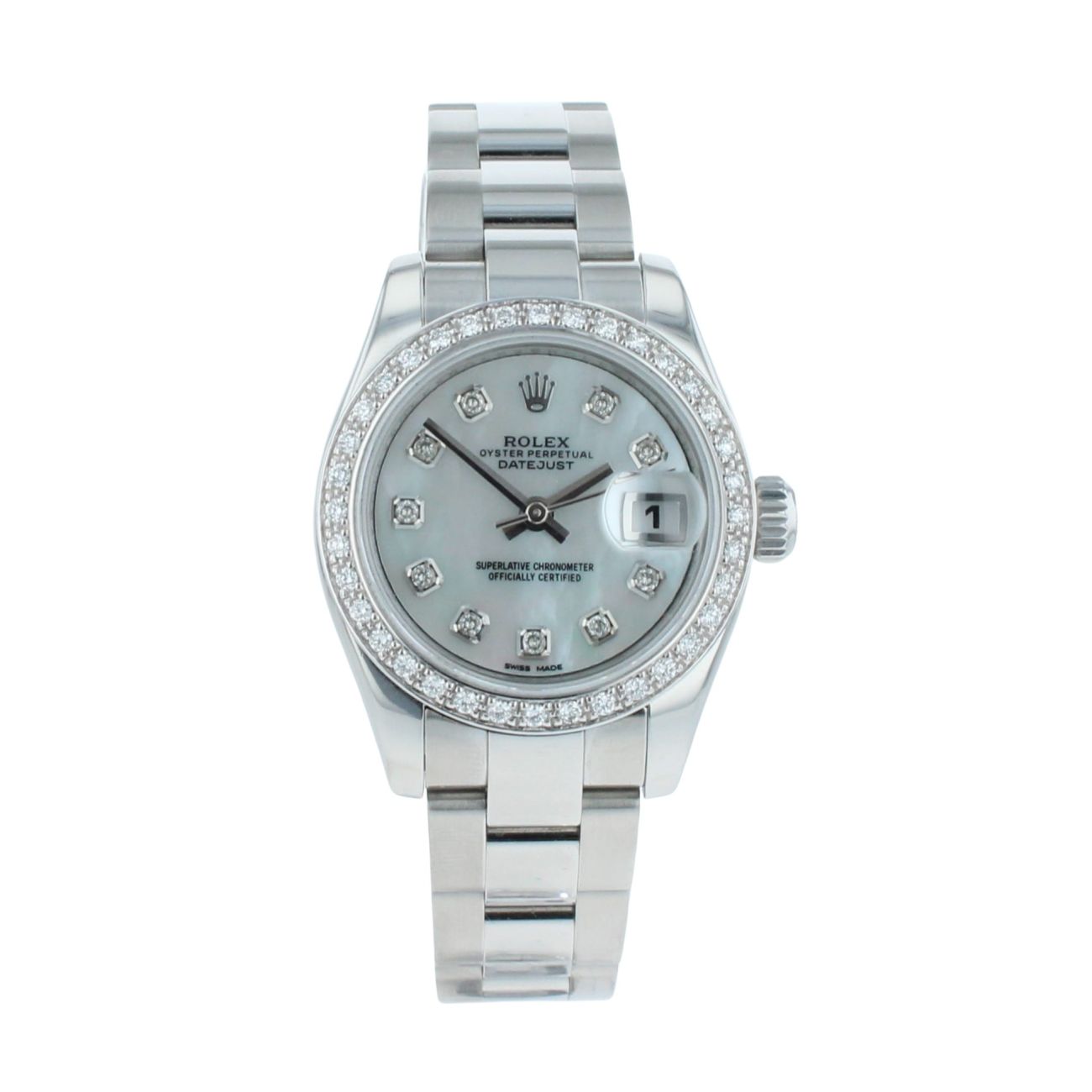 Rolex Custom Datejust Pre Owned Watch Ref 179160
