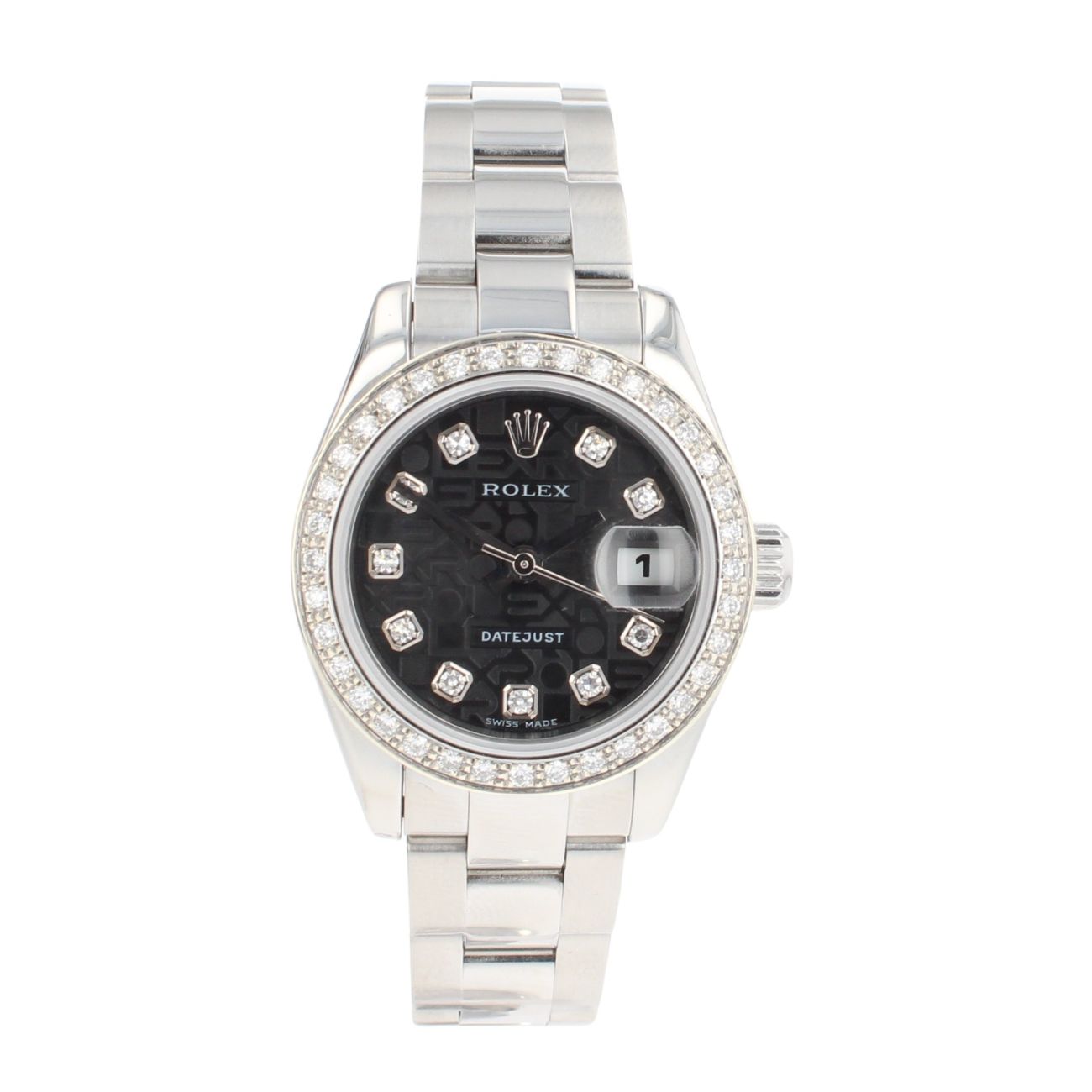 Rolex Custom Datejust Pre Owned Watch Ref 179174
