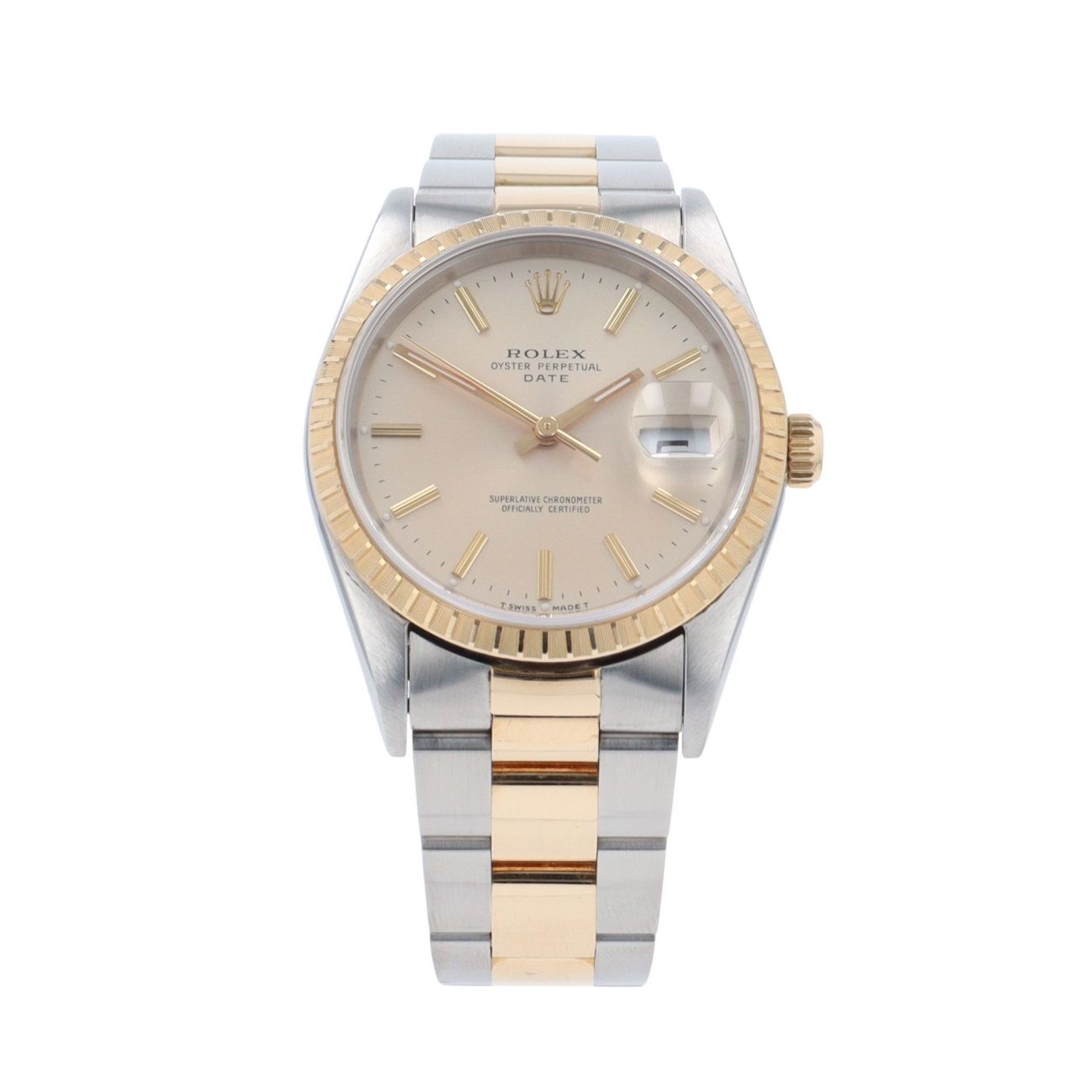 Rolex Oyster Perpetual Date Pre Owned Watch Ref 15223