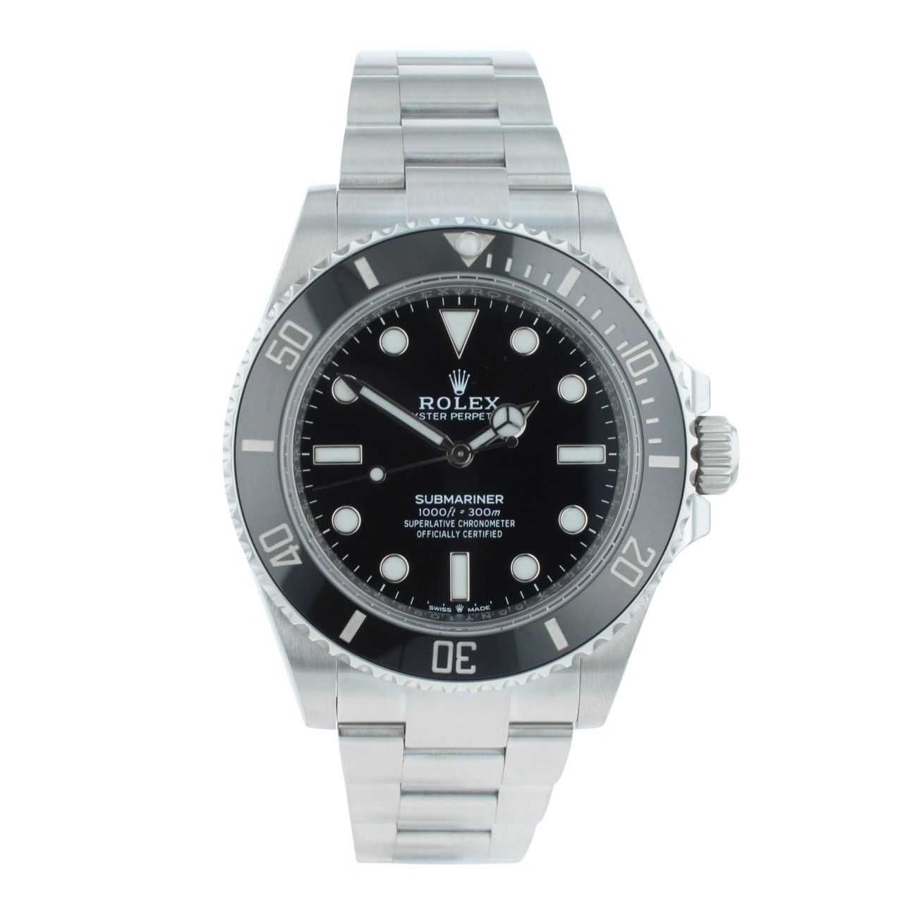 Rolex Submariner Pre Owned Watch Ref 124060