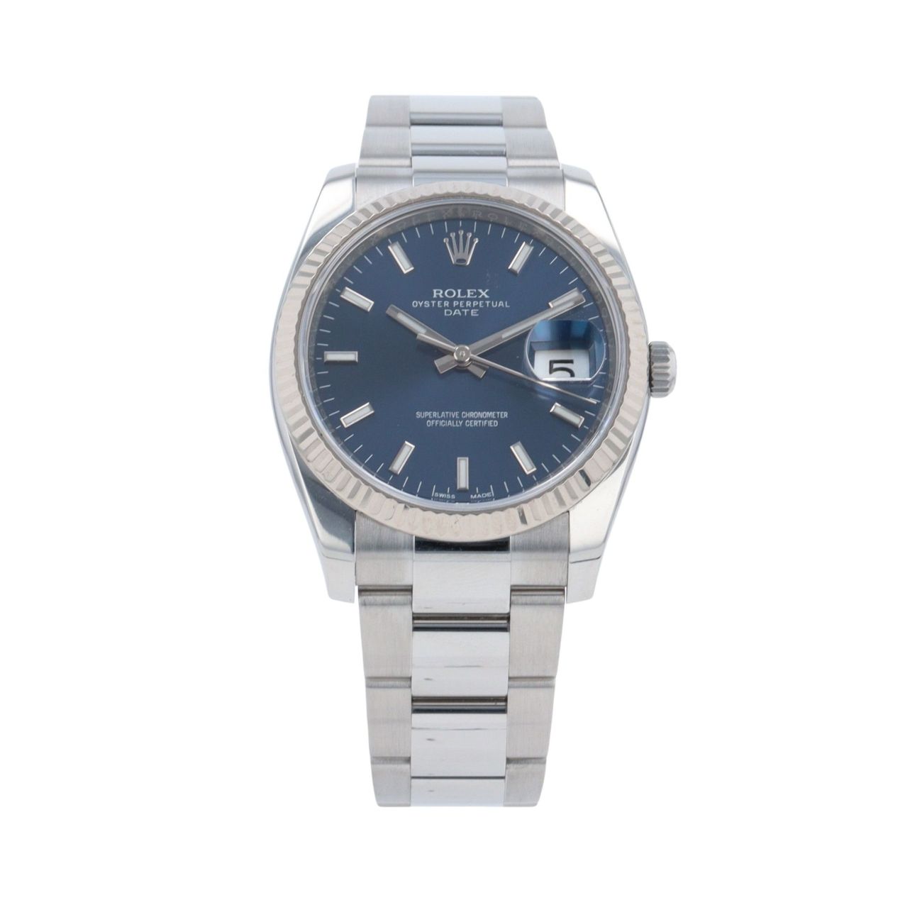 Rolex Oyster Perpetual Date Pre Owned Watch Ref 115234