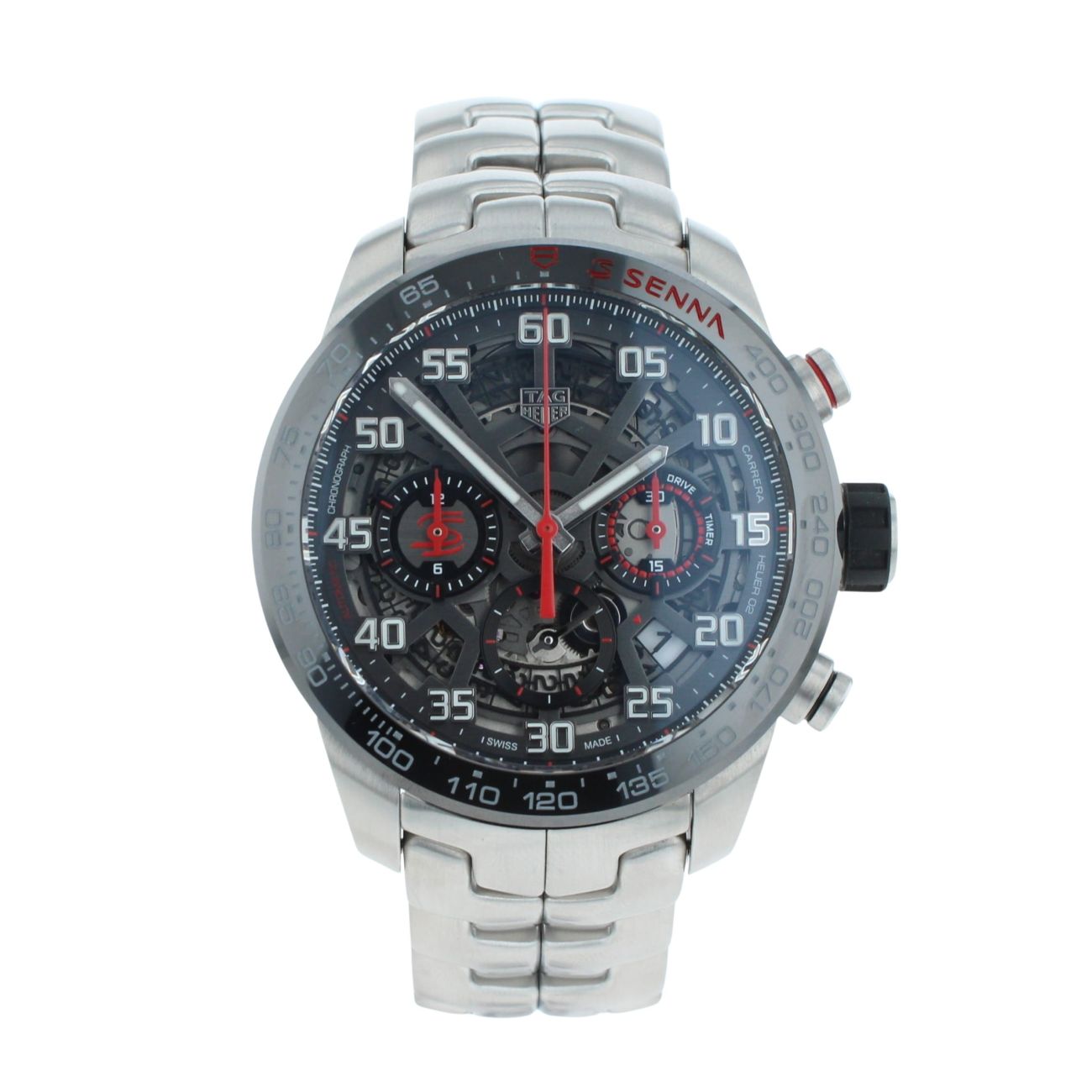 Tag Heuer Carrera 'Senna' Pre Owned Watch Ref CBG2013