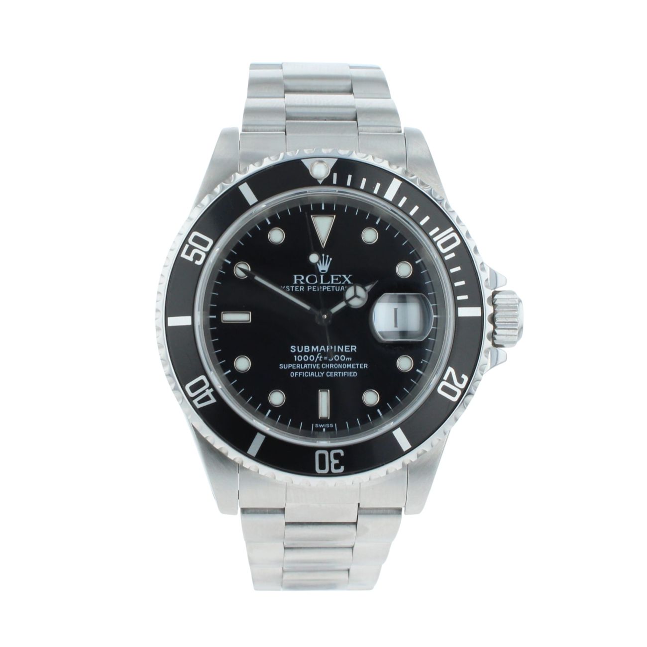 Rolex Submariner Pre Owned Watch Ref 16610