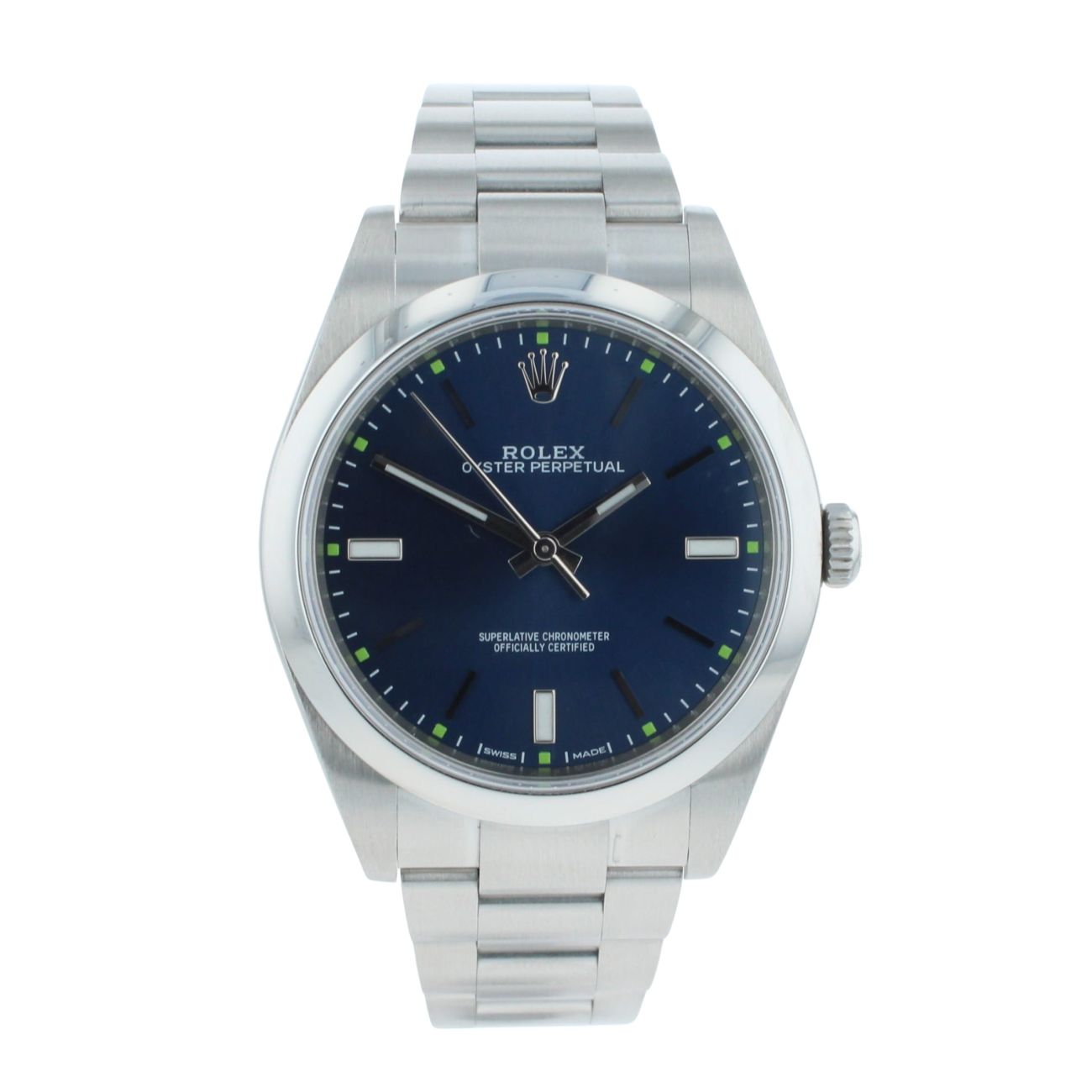 Rolex Oyster Perpetual Pre Owned Watch Ref 114300