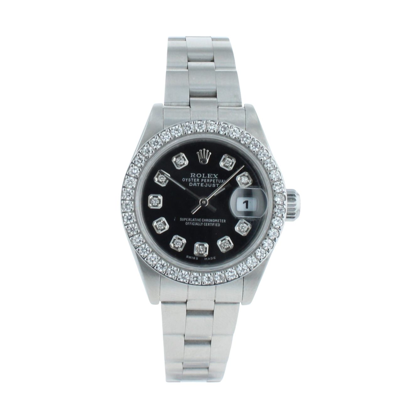 Rolex Custom Datejust Pre Owned Watch Ref 79160