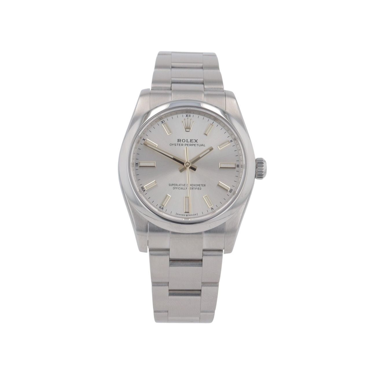 Rolex Oyster Perpetual Pre Owned Watch Ref 124200