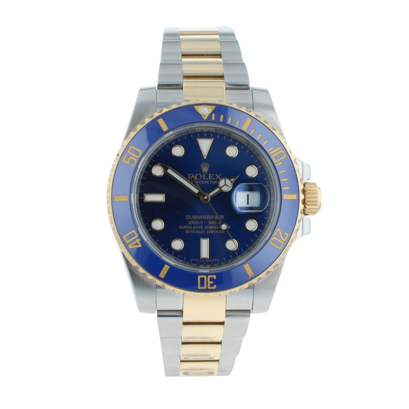 Rolex Submariner 'Bluesy' Pre Owned Watch Ref 116613LB