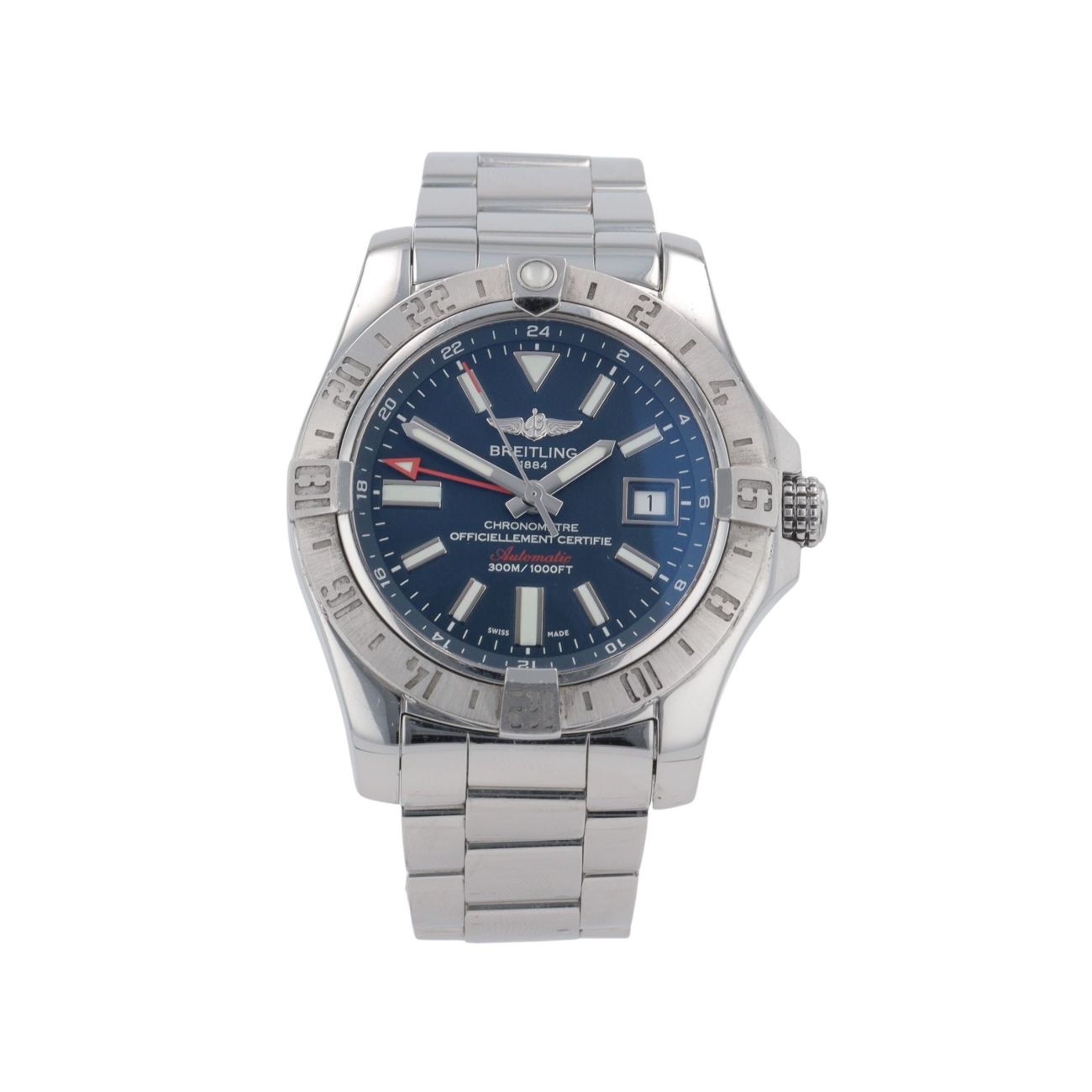 Breitling Avenger II GMT Pre Owned Watch Ref A323901