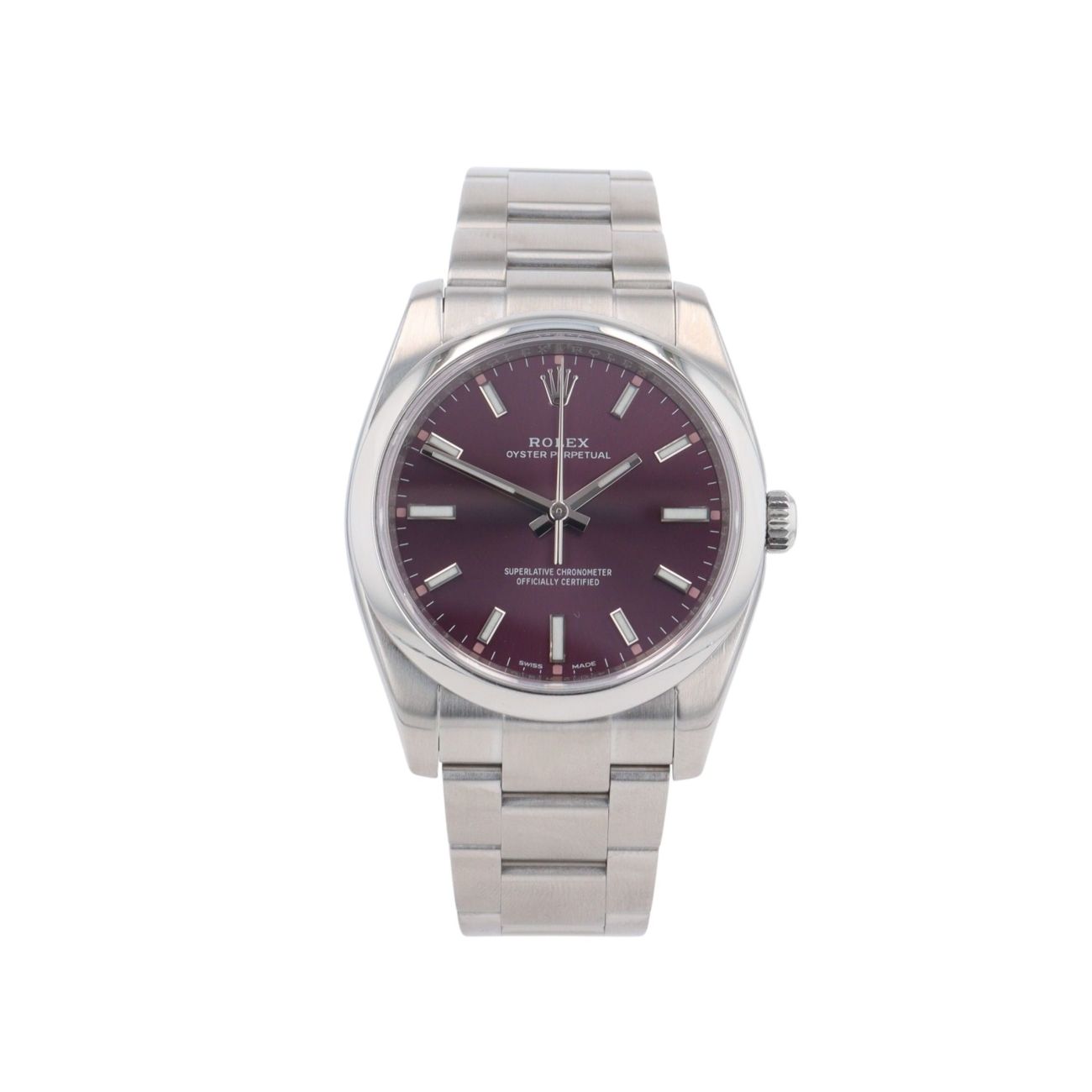 Rolex Oyster Perpetual Pre Owned Watch Ref 114200