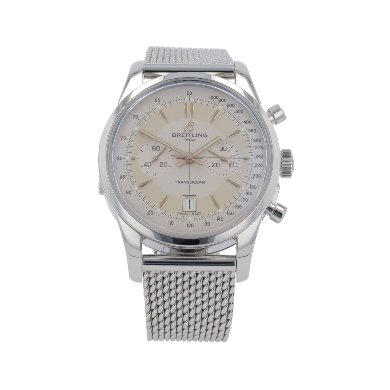 Breitling Transocean Pre Owned Watch Ref AB0154