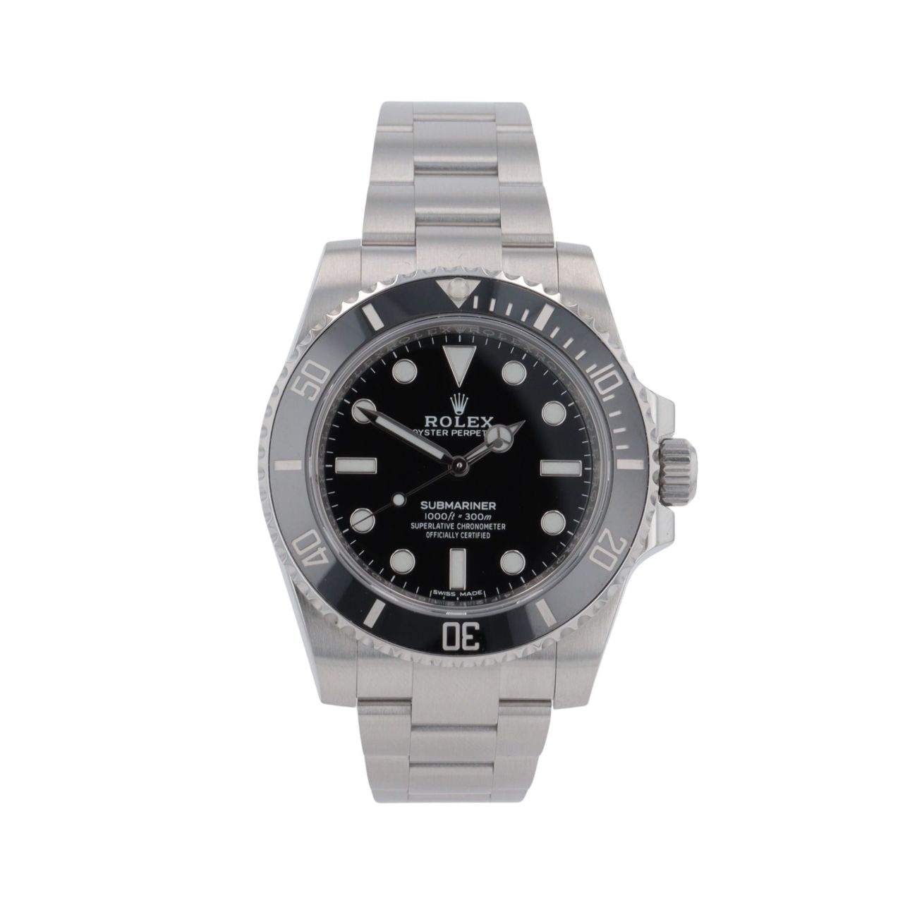 Rolex Submariner Pre Owned Watch Ref 114060
