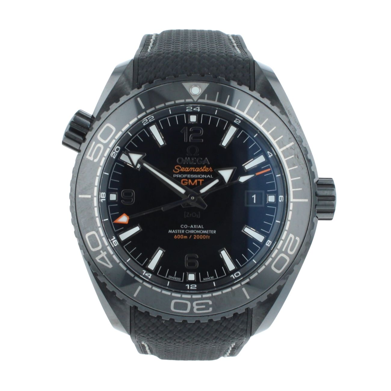 Omega Seamaster Planet Ocean GMT Pre Owned Watch Ref 21592462201001