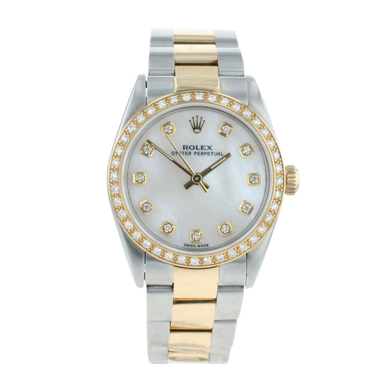 Rolex Custom Oyster Perpetual Pre Owned Watch Ref 67483