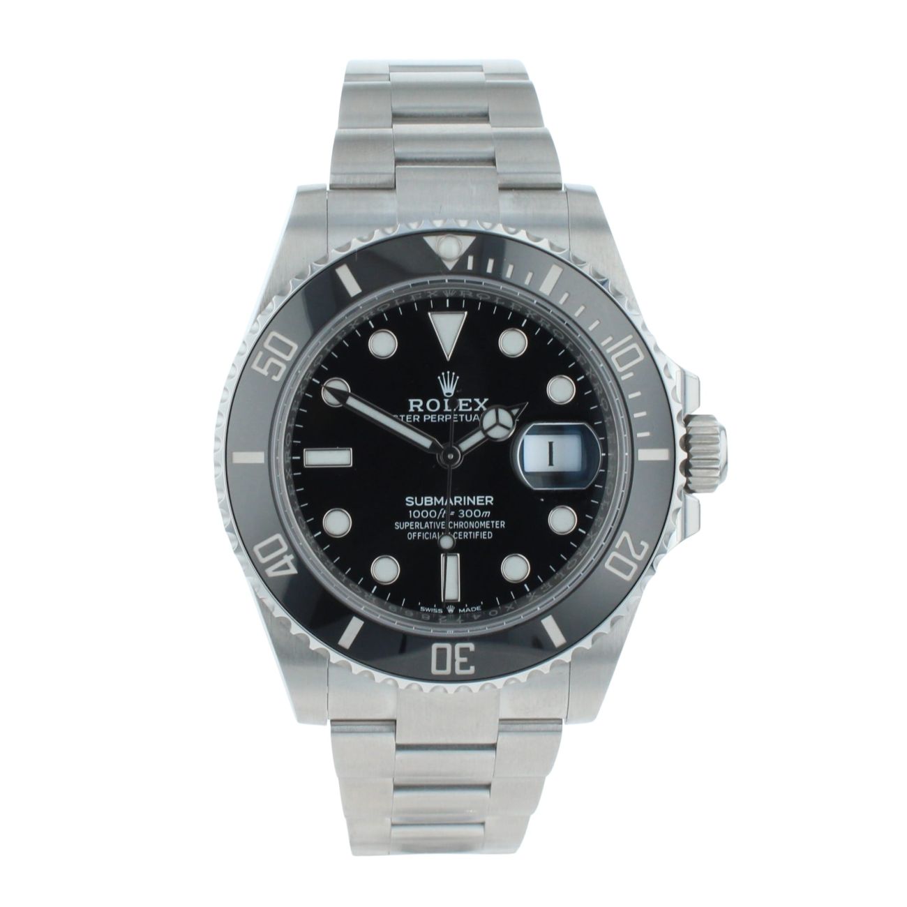 Rolex Submariner Pre Owned Watch Ref 126610LN